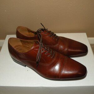 Florsheim Sorrento Brown Leather Oxford Lace Up Shoes 12 D